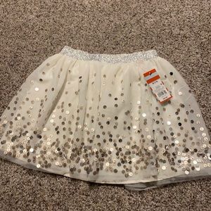 Girls Sequin Sparkle Skirt - Med (7/8)